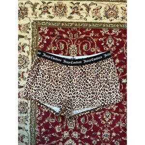 Juicy Couture Leopard Print Sleep Shorts – Size L
